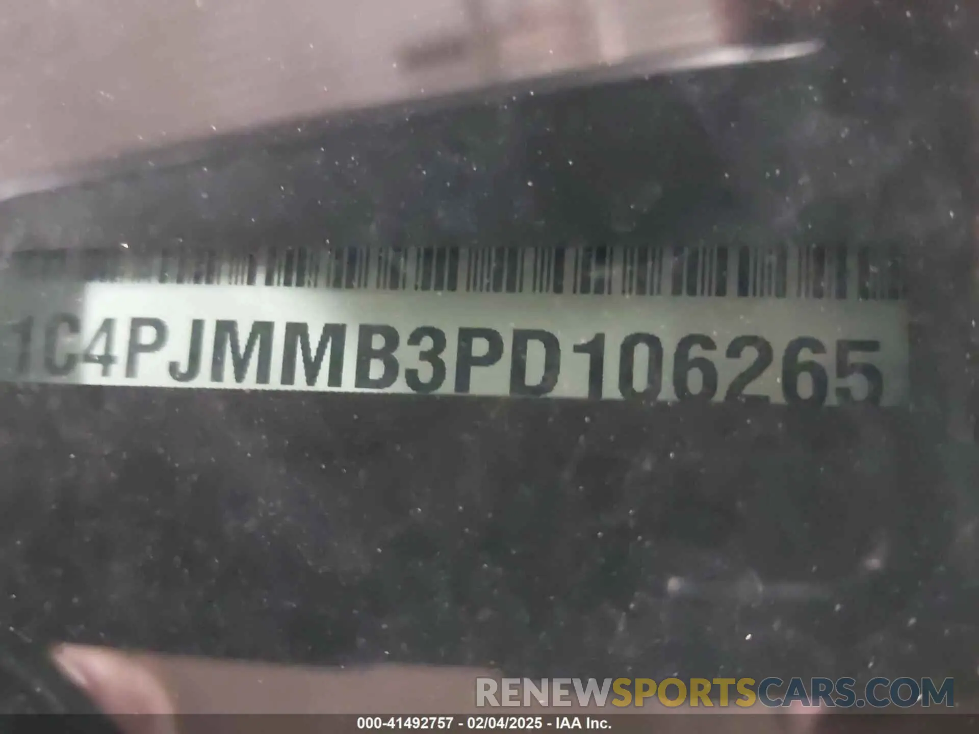 9 Photograph of a damaged car 1C4PJMMB3PD106265 JEEP CHEROKEE 2023