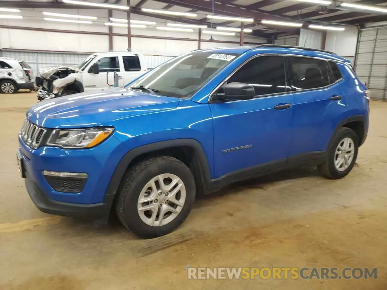 1 Фотография поврежденного автомобиля 3C4NJCAB0KT614119 JEEP COMPASS 2019