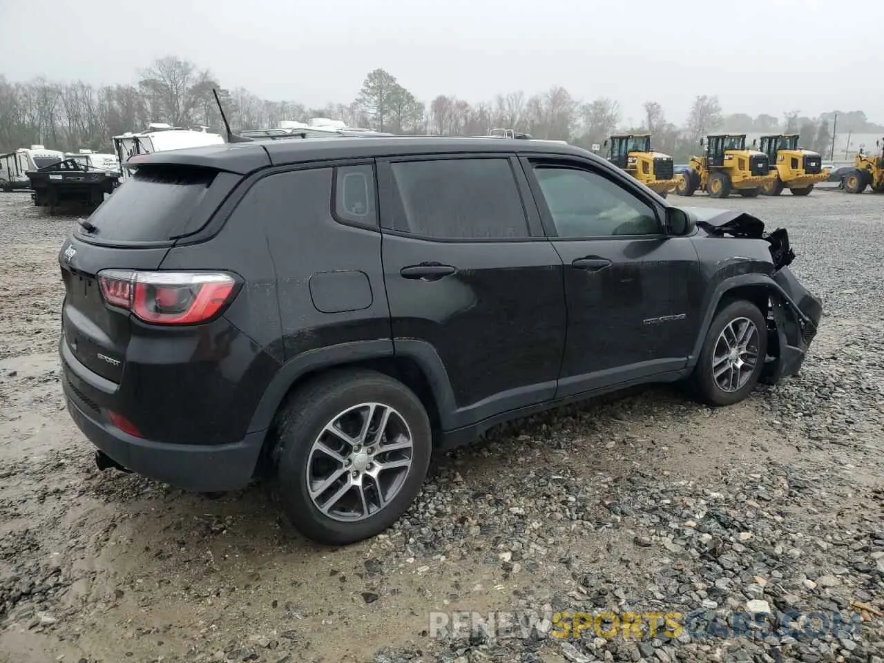 3 Photograph of a damaged car 3C4NJCAB1KT850956 JEEP COMPASS 2019