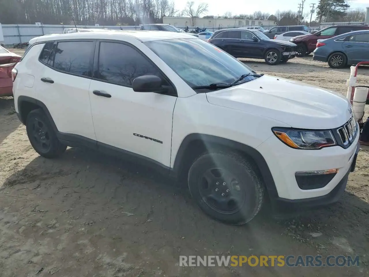 4 Photograph of a damaged car 3C4NJCAB3KT613823 JEEP COMPASS 2019