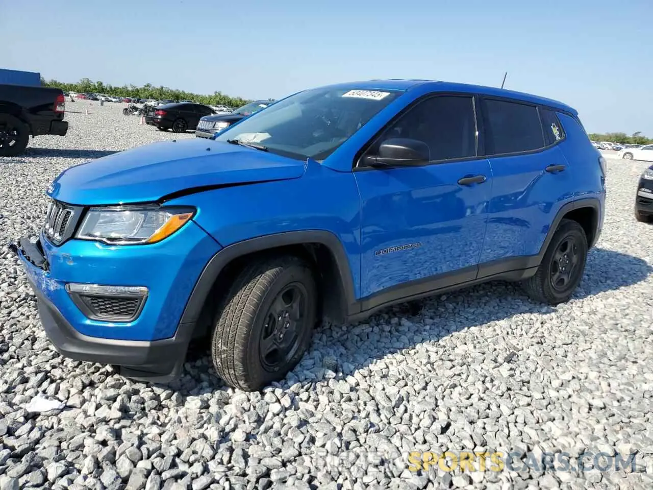 1 Фотография поврежденного автомобиля 3C4NJCAB3KT711721 JEEP COMPASS 2019