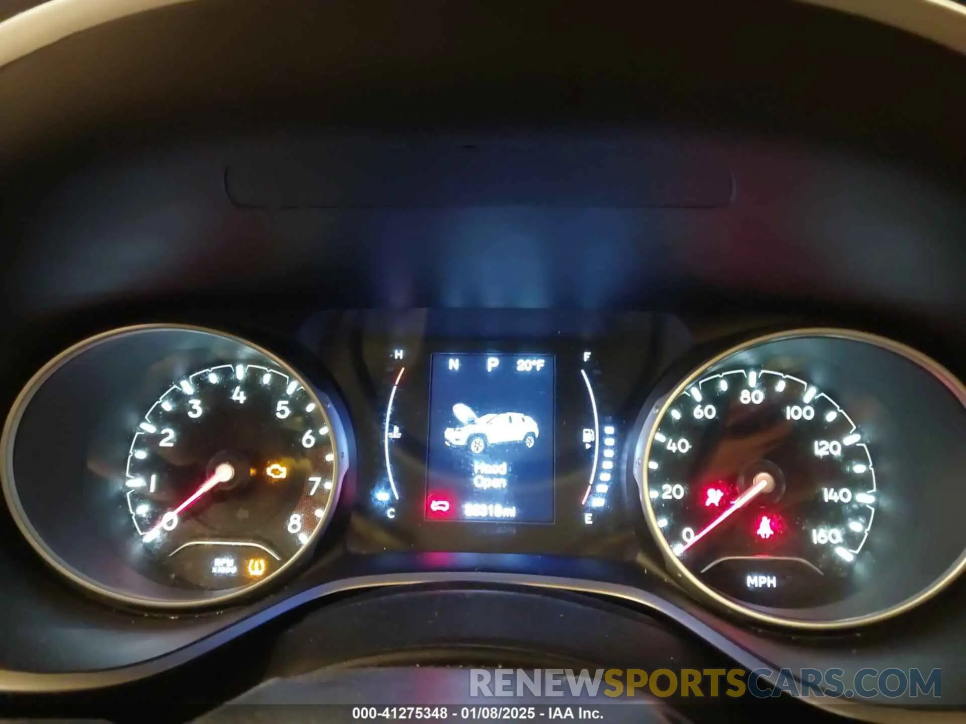 7 Photograph of a damaged car 3C4NJCAB3KT851008 JEEP COMPASS 2019