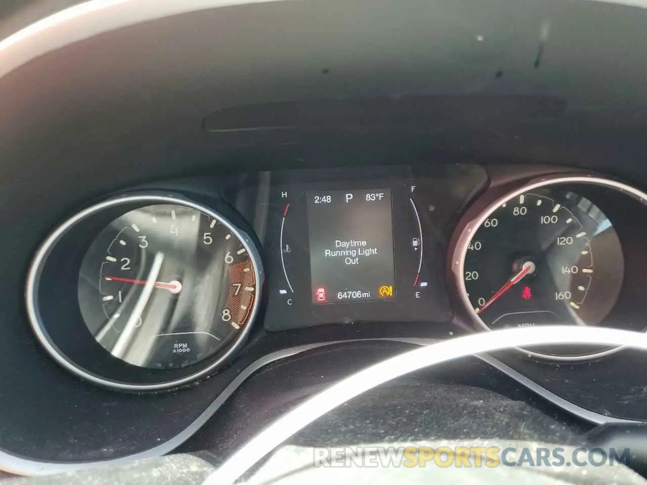 9 Photograph of a damaged car 3C4NJCAB5KT844352 JEEP COMPASS 2019