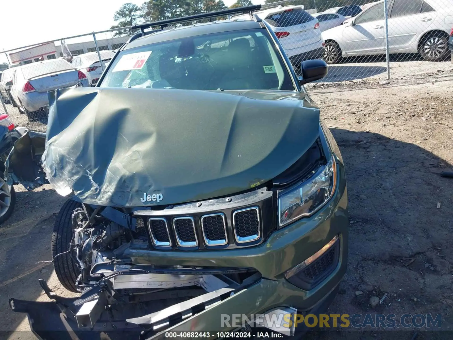 11 Фотография поврежденного автомобиля 3C4NJCAB8KT658515 JEEP COMPASS 2019