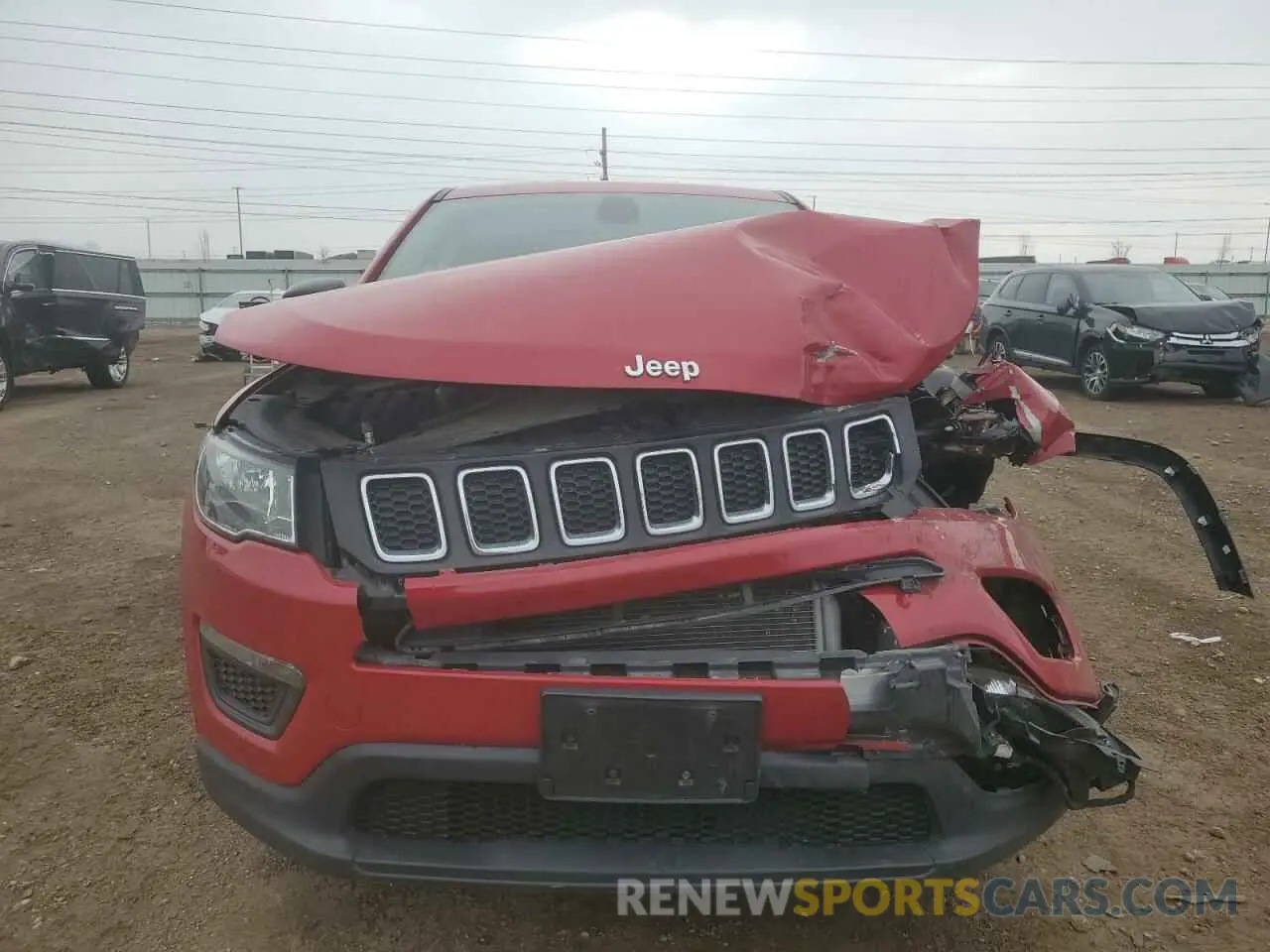 5 Фотография поврежденного автомобиля 3C4NJCABXKT715569 JEEP COMPASS 2019