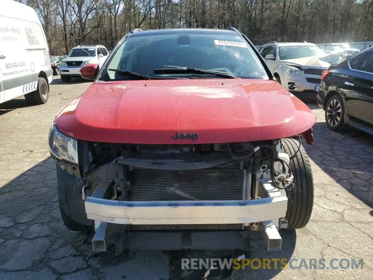 5 Photograph of a damaged car 3C4NJCBB0KT809166 JEEP COMPASS 2019