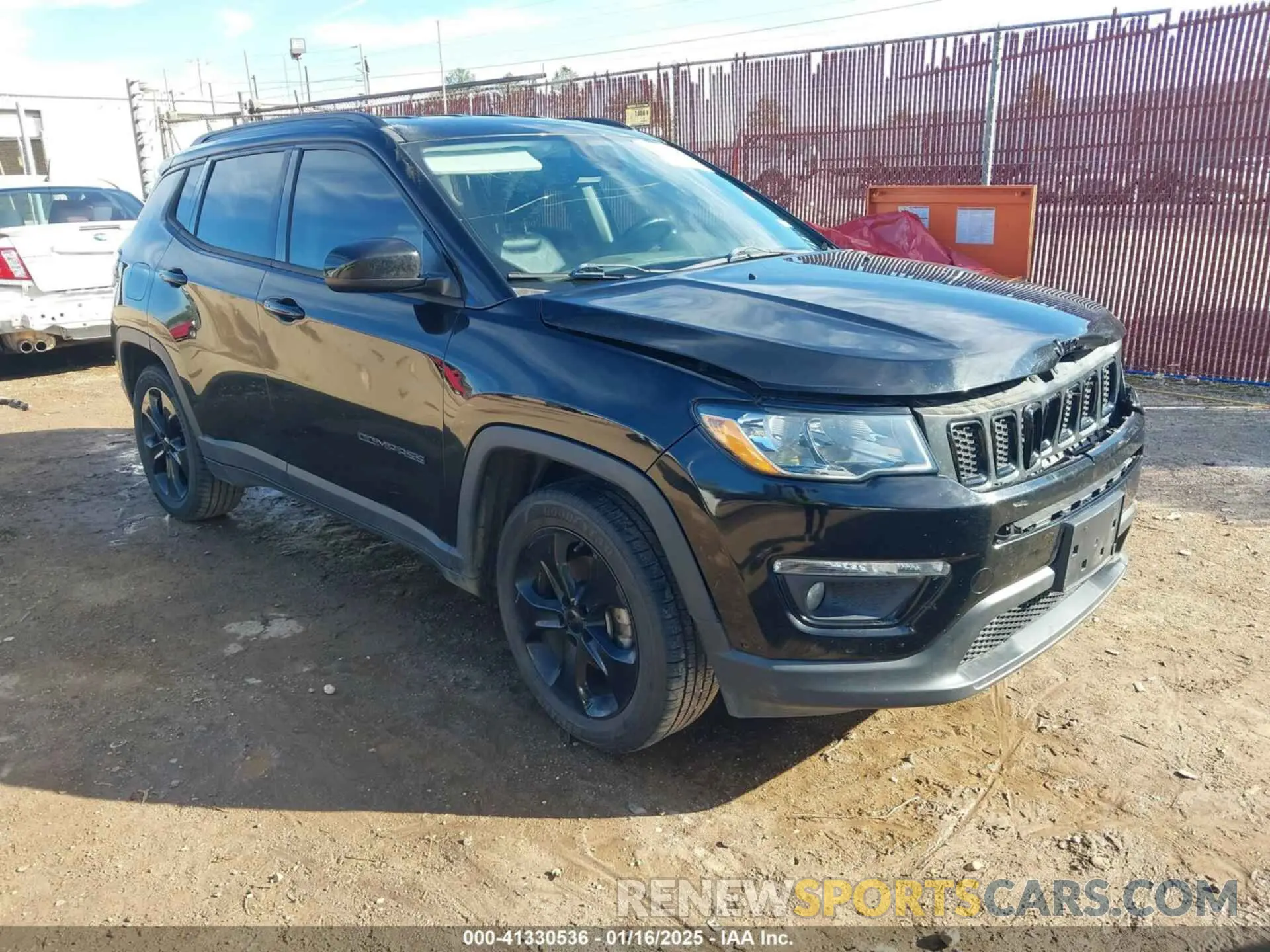 1 Photograph of a damaged car 3C4NJCBB1KT612989 JEEP COMPASS 2019