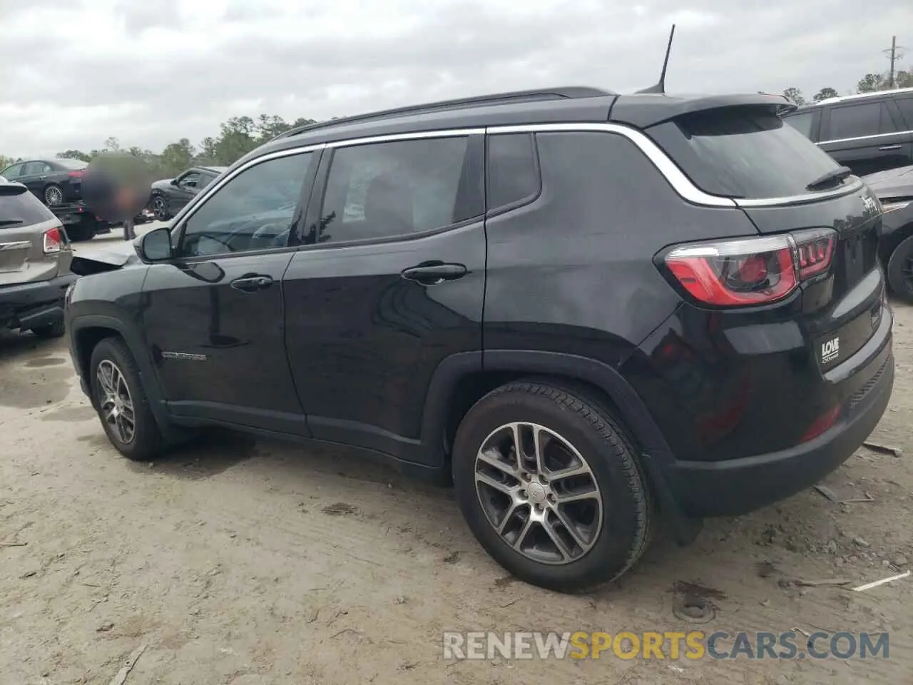 2 Photograph of a damaged car 3C4NJCBB2KT843741 JEEP COMPASS 2019