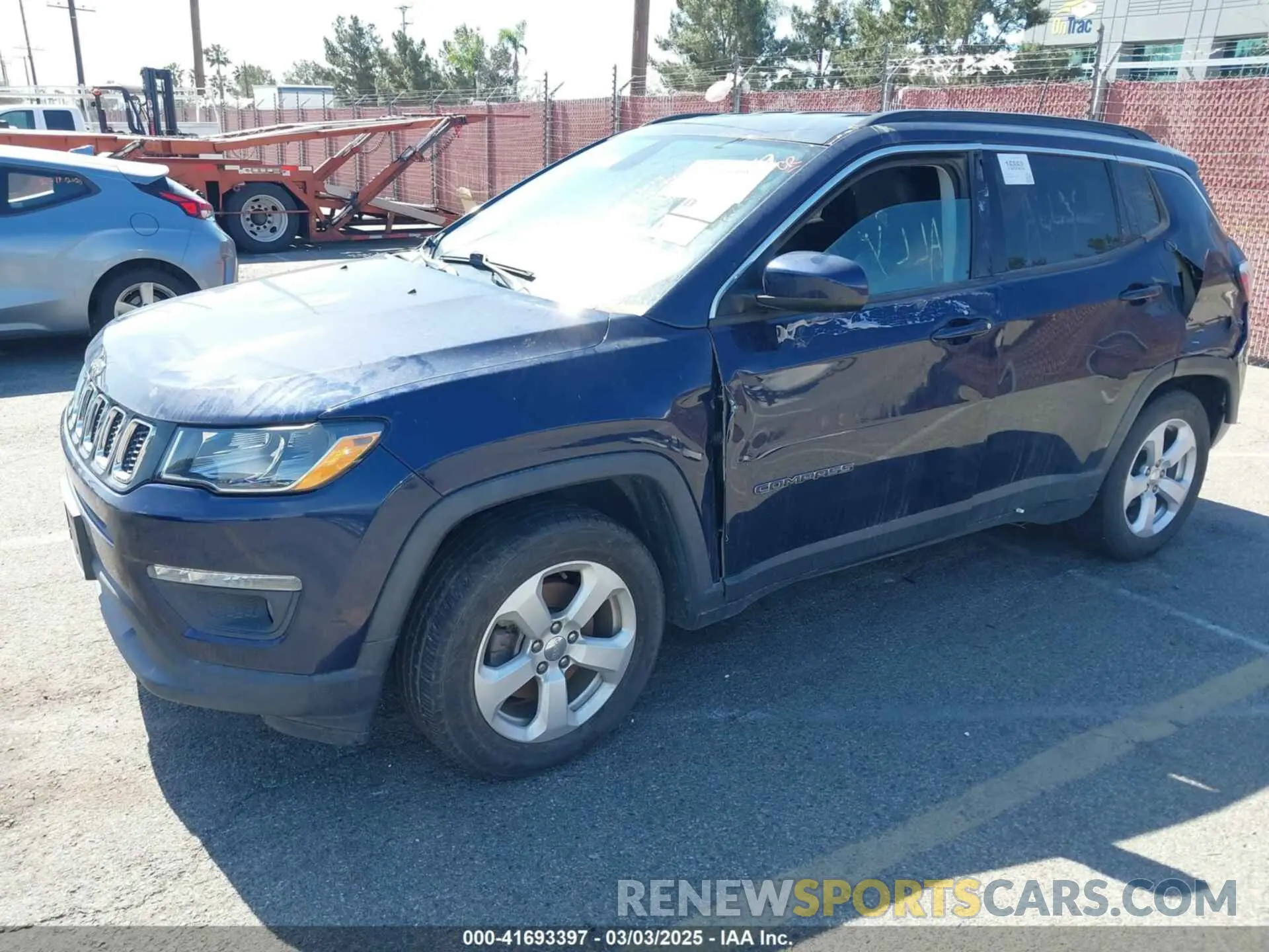 2 Photograph of a damaged car 3C4NJCBB4KT844258 JEEP COMPASS 2019