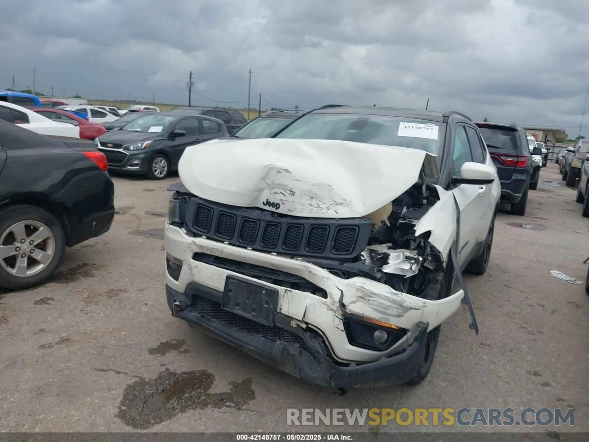 2 Фотография поврежденного автомобиля 3C4NJCBB5KT615720 JEEP COMPASS 2019