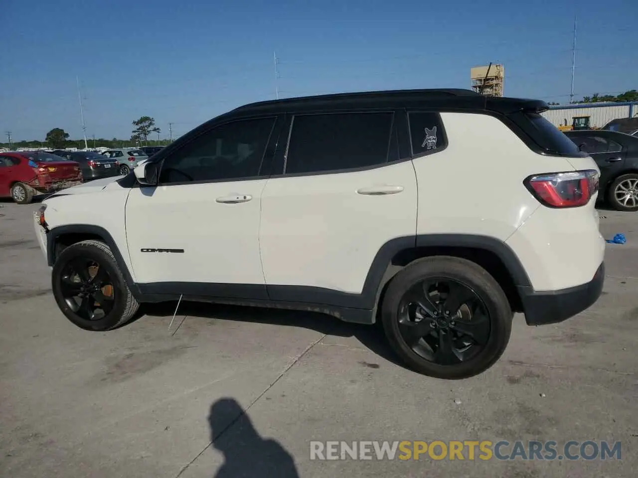 2 Photograph of a damaged car 3C4NJCBB5KT692720 JEEP COMPASS 2019