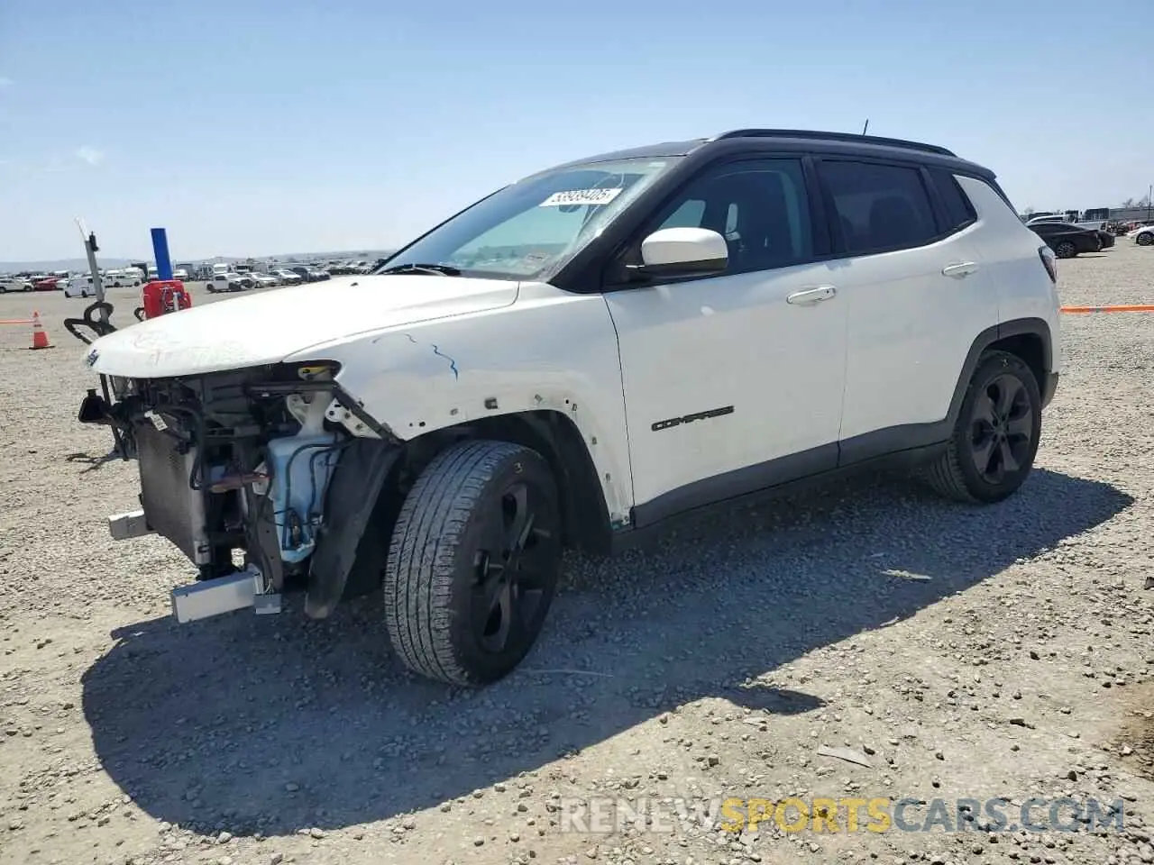 1 Photograph of a damaged car 3C4NJCBB5KT743181 JEEP COMPASS 2019