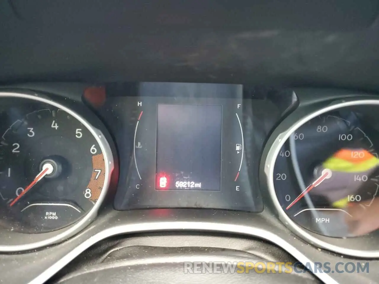 9 Фотография поврежденного автомобиля 3C4NJCBB6KT833200 JEEP COMPASS 2019