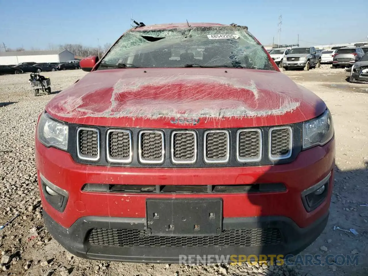 5 Photograph of a damaged car 3C4NJCBB7KT658195 JEEP COMPASS 2019