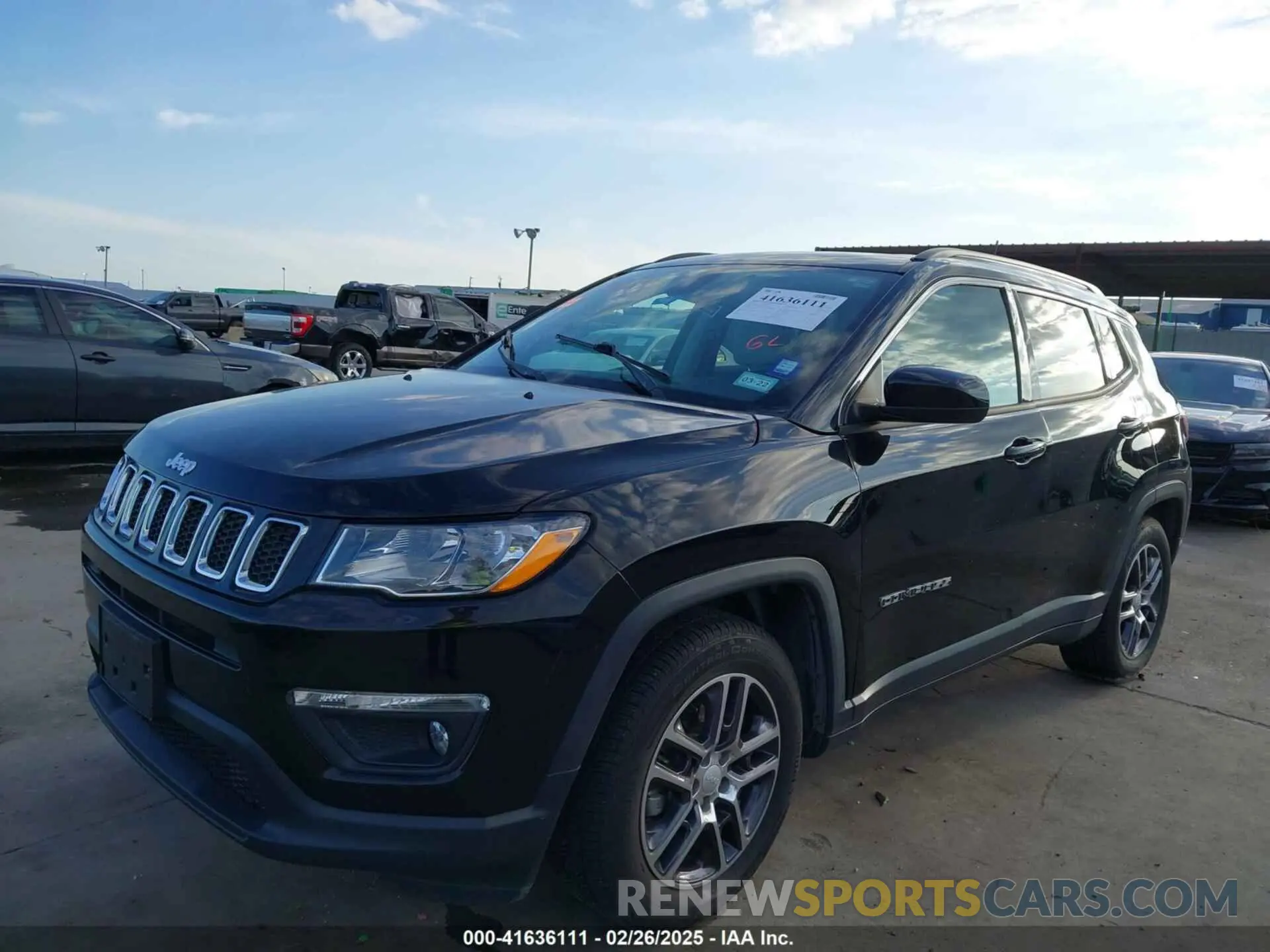 2 Фотография поврежденного автомобиля 3C4NJCBB7KT706519 JEEP COMPASS 2019
