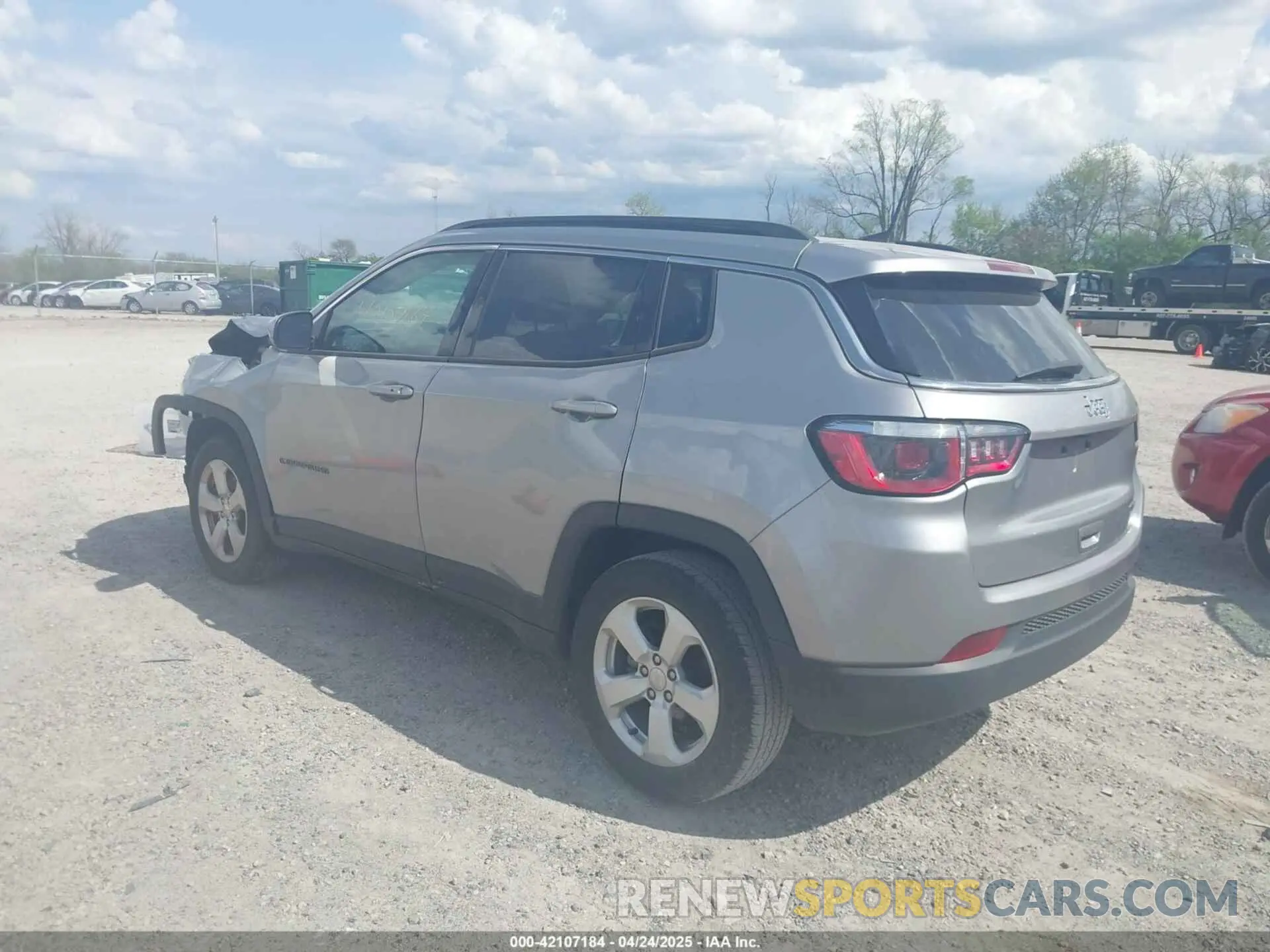 3 Фотография поврежденного автомобиля 3C4NJCBB7KT742453 JEEP COMPASS 2019