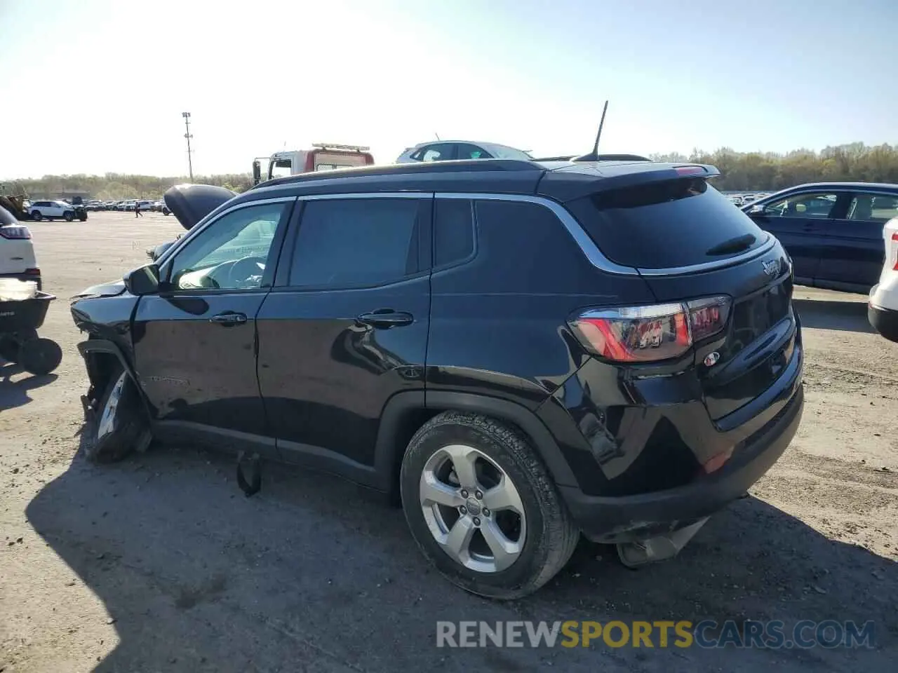 2 Photograph of a damaged car 3C4NJCBB9KT614537 JEEP COMPASS 2019