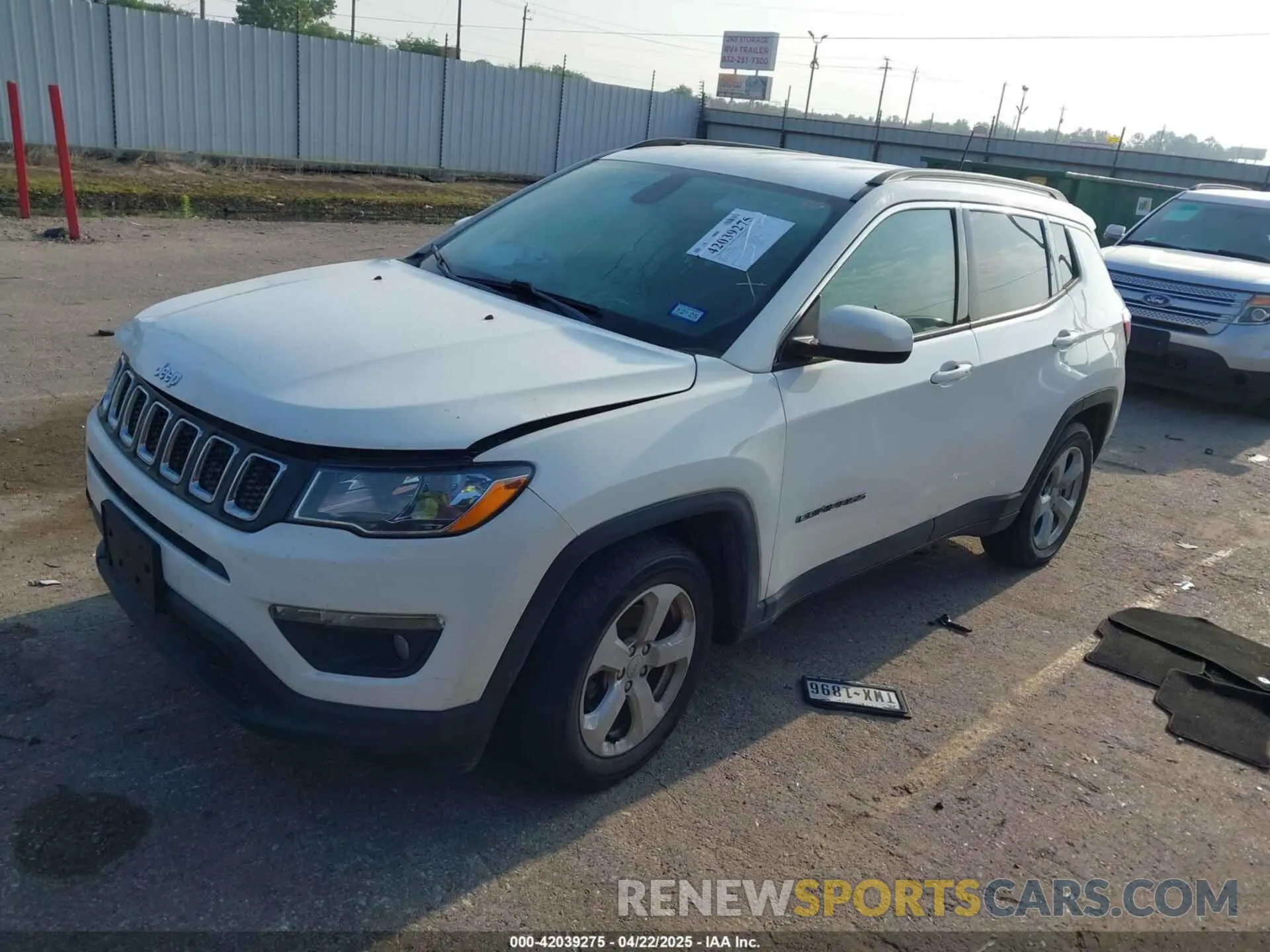 2 Photograph of a damaged car 3C4NJCBB9KT677508 JEEP COMPASS 2019