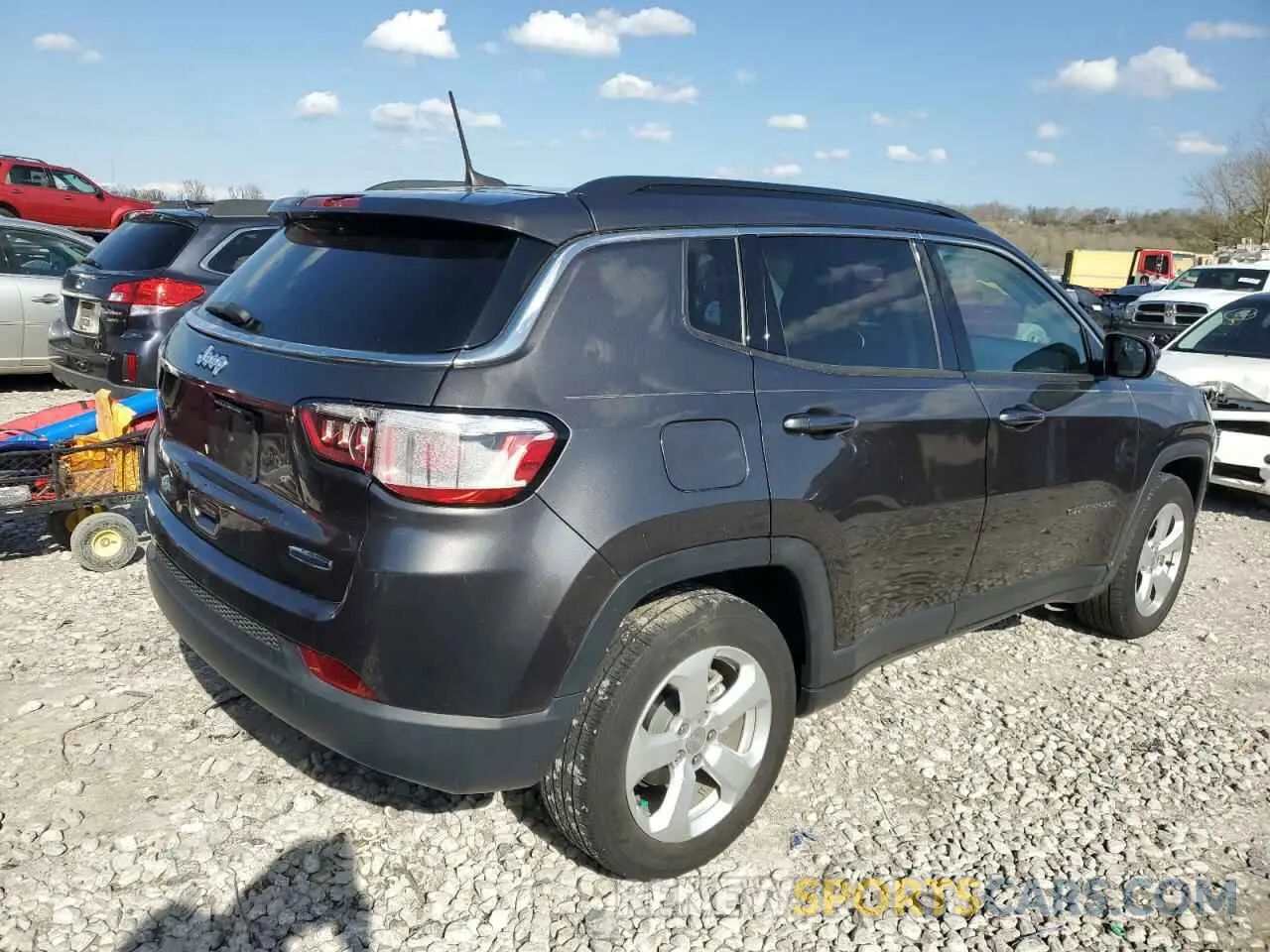 3 Photograph of a damaged car 3C4NJCBB9KT854929 JEEP COMPASS 2019