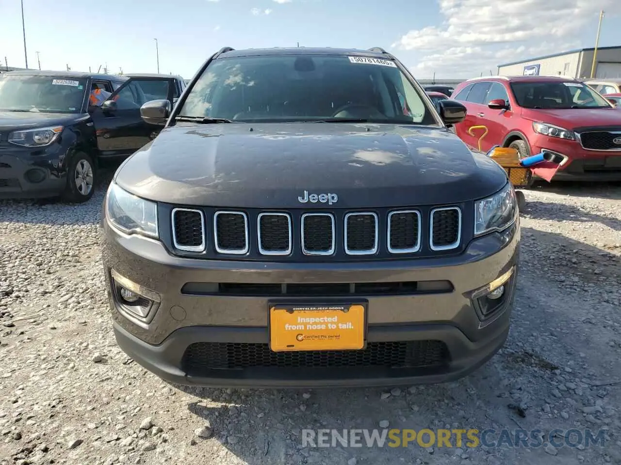 5 Photograph of a damaged car 3C4NJCBB9KT854929 JEEP COMPASS 2019