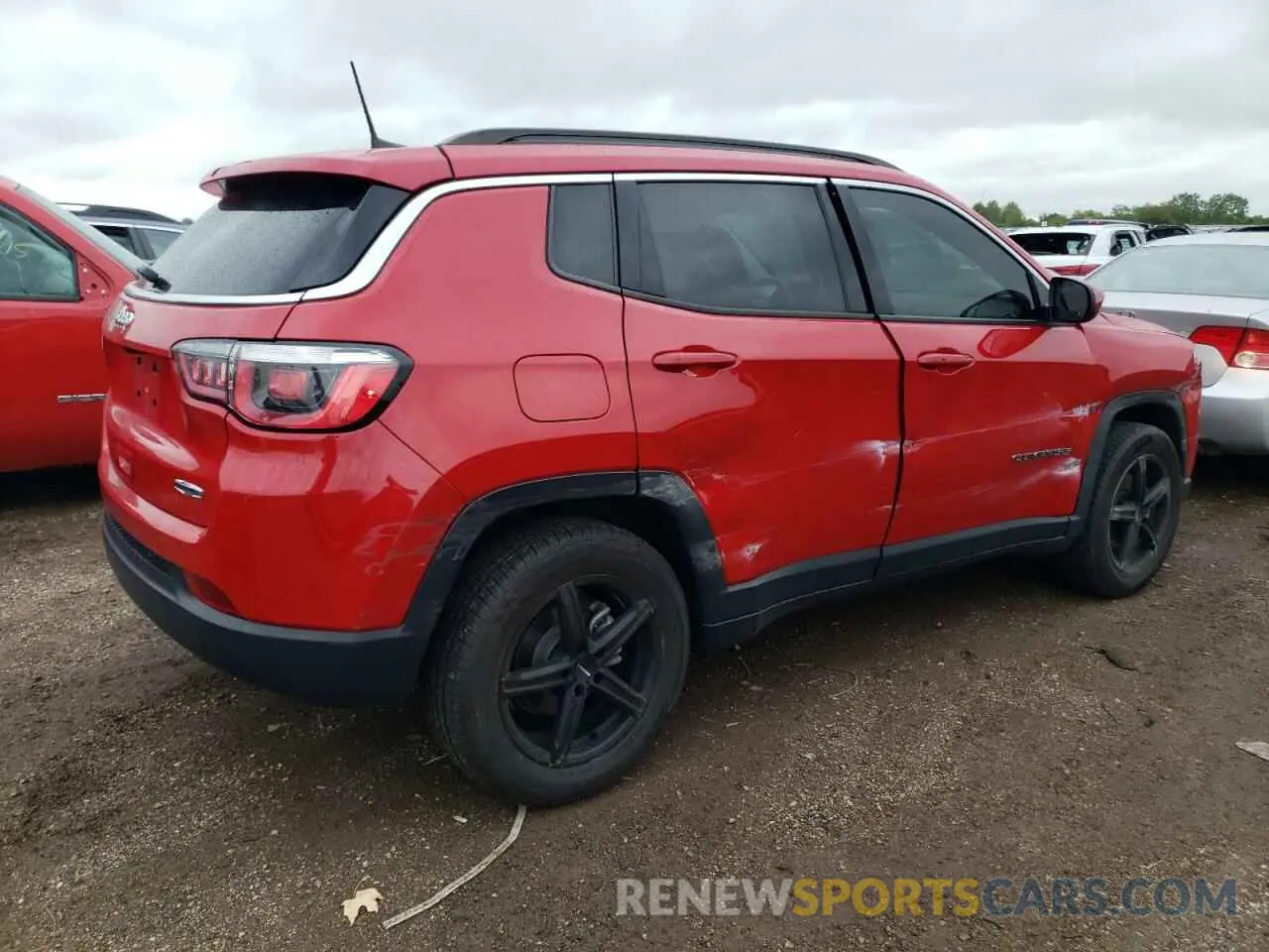 3 Photograph of a damaged car 3C4NJCBBXKT615468 JEEP COMPASS 2019