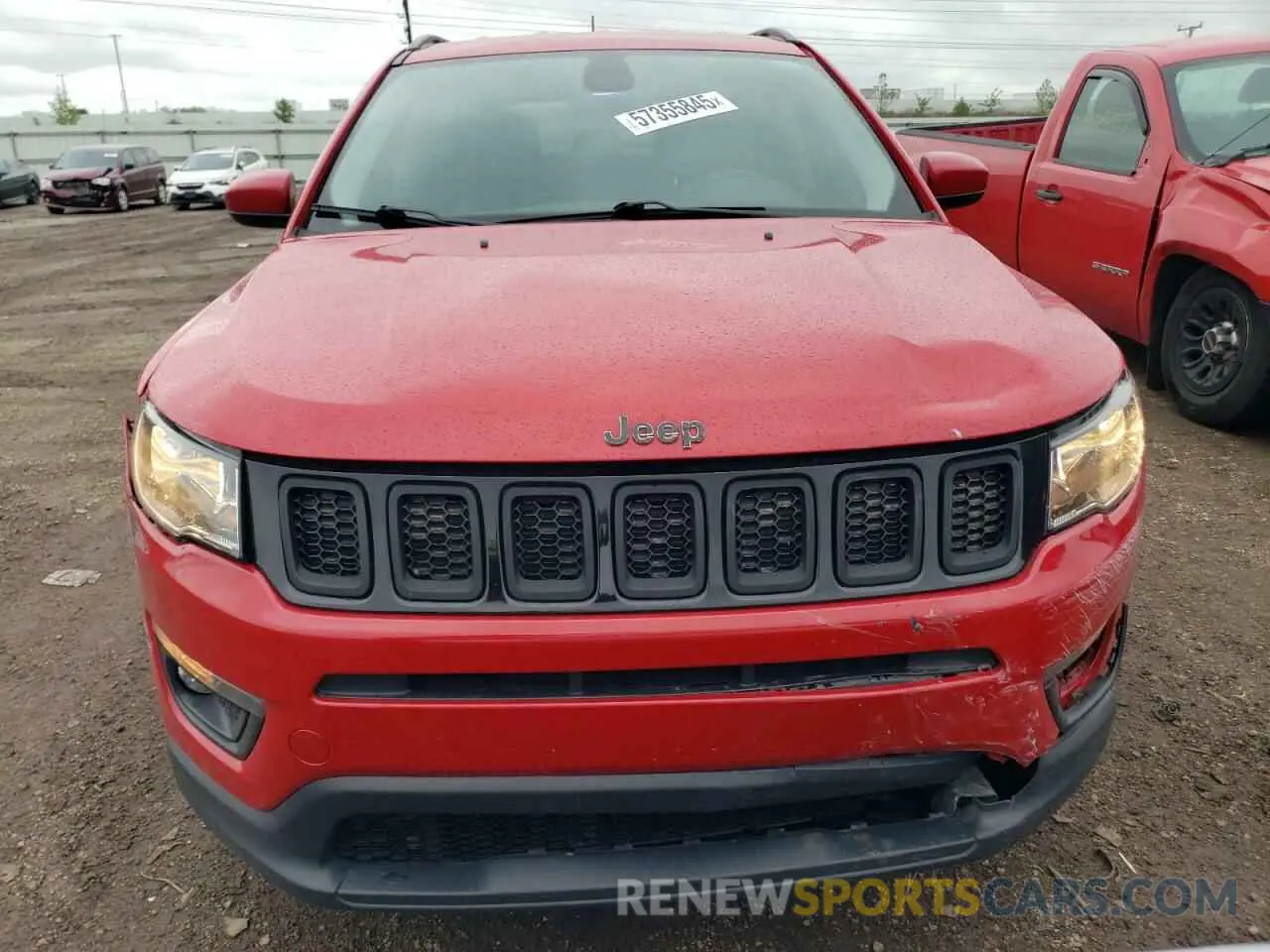 5 Photograph of a damaged car 3C4NJCBBXKT615468 JEEP COMPASS 2019