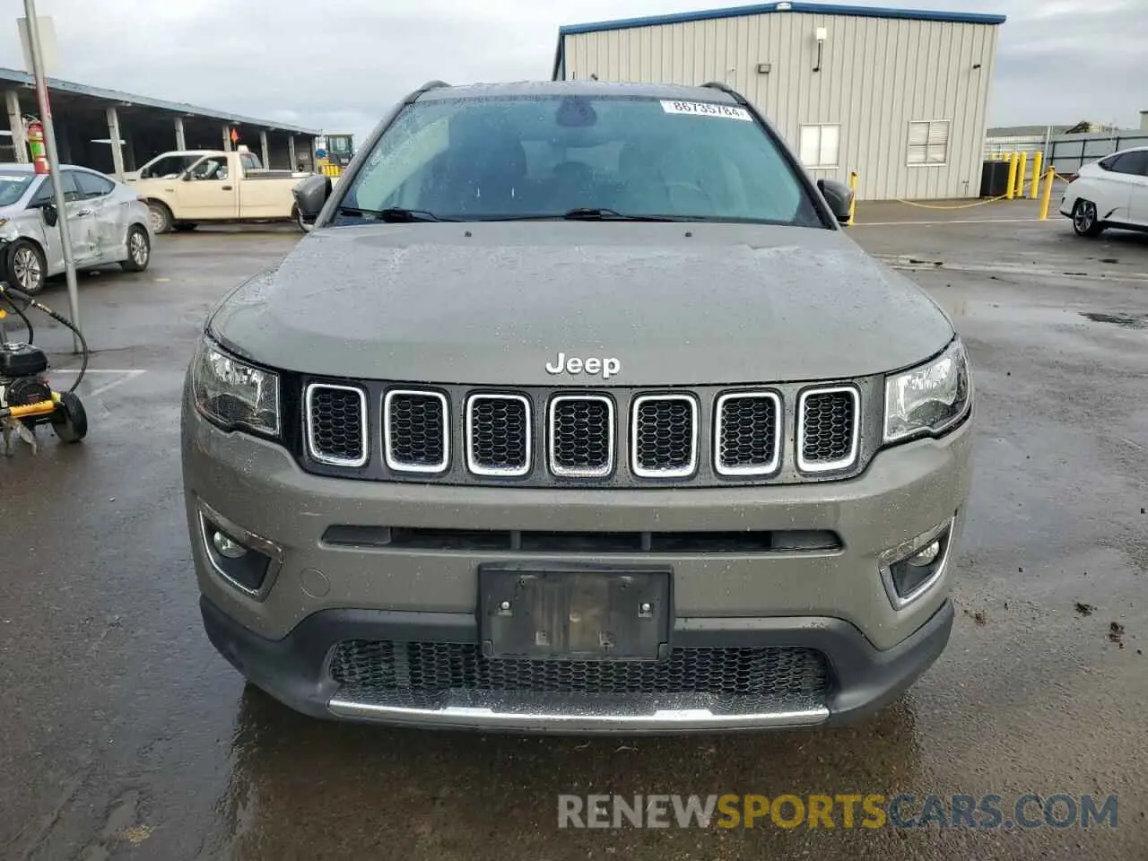 5 Фотография поврежденного автомобиля 3C4NJCCB1KT814763 JEEP COMPASS 2019