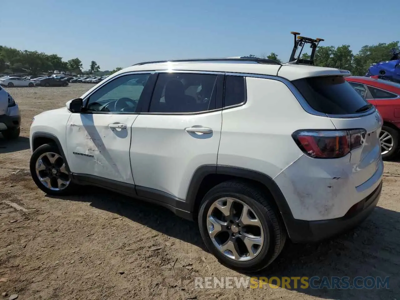 2 Photograph of a damaged car 3C4NJCCB7KT676324 JEEP COMPASS 2019