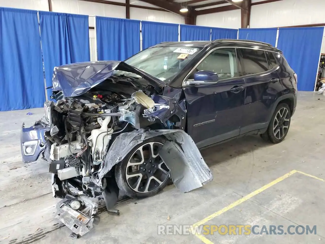 1 Фотография поврежденного автомобиля 3C4NJCCB8KT649391 JEEP COMPASS 2019