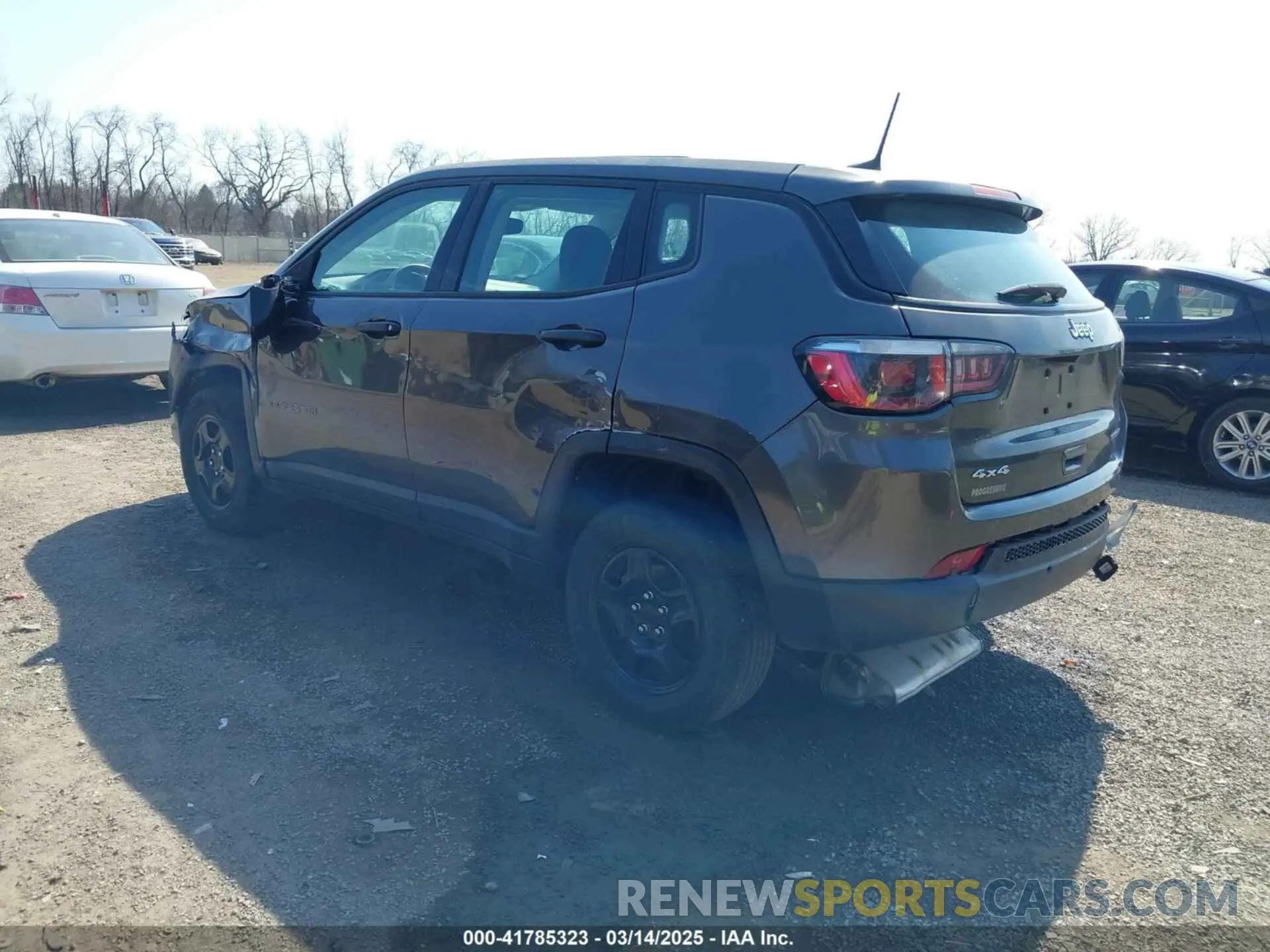 3 Photograph of a damaged car 3C4NJDAB0KT703016 JEEP COMPASS 2019