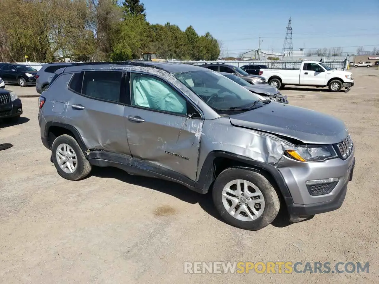 4 Фотография поврежденного автомобиля 3C4NJDAB1KT802816 JEEP COMPASS 2019