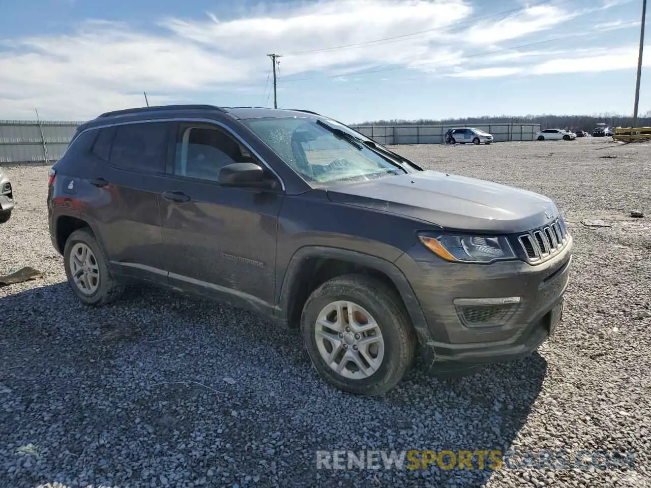 4 Photograph of a damaged car 3C4NJDAB2KT734946 JEEP COMPASS 2019