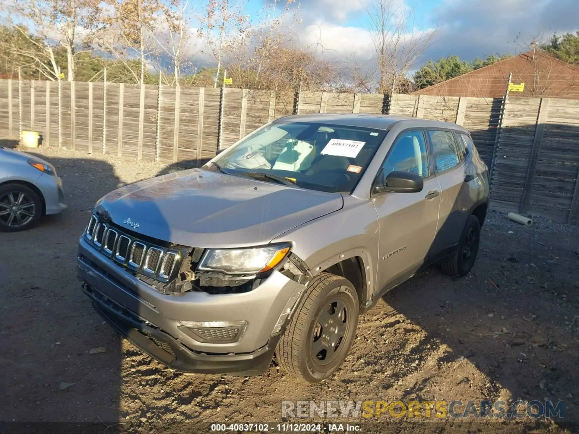 2 Photograph of a damaged car 3C4NJDAB3KT771519 JEEP COMPASS 2019