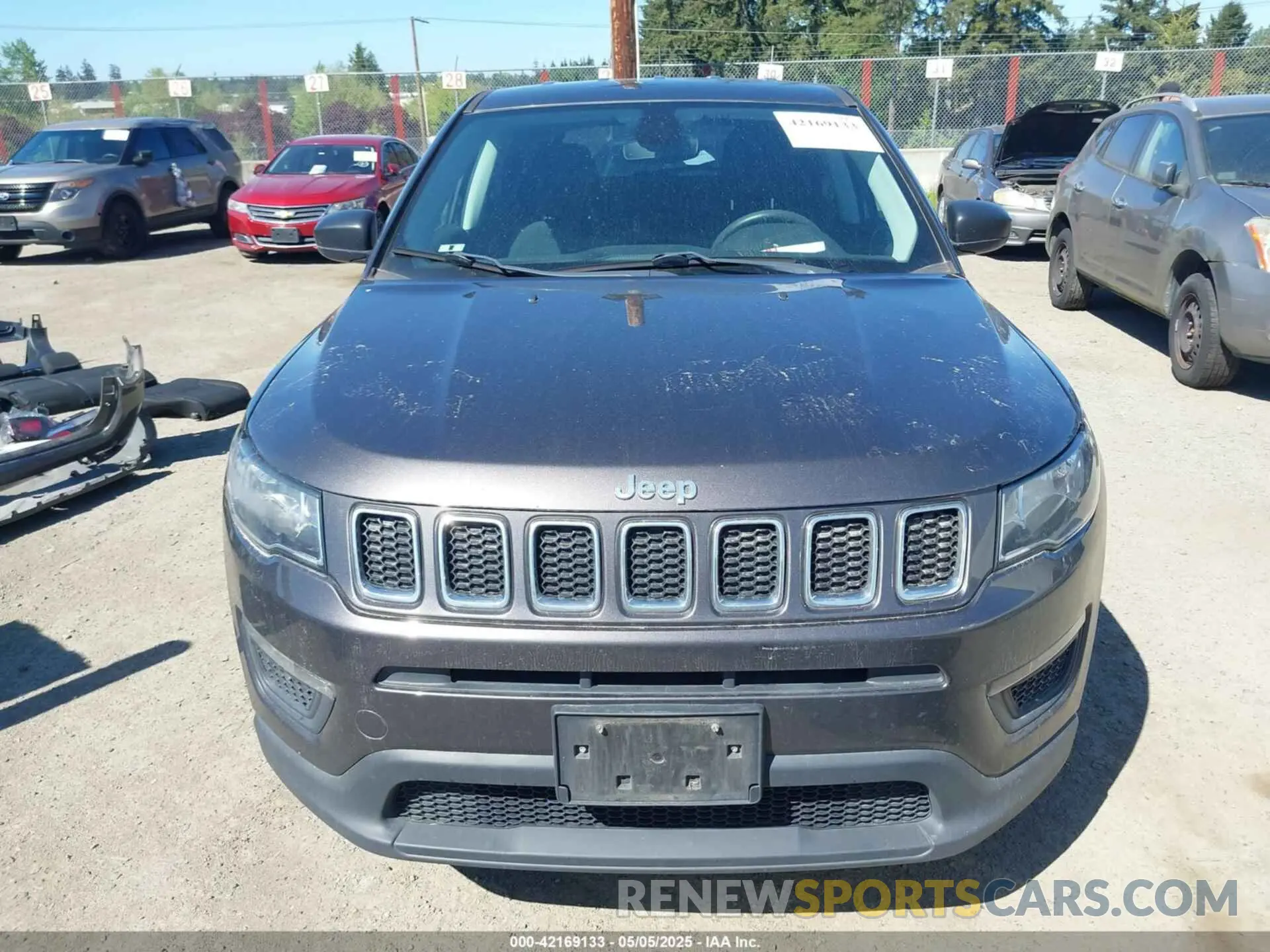 13 Photograph of a damaged car 3C4NJDAB8KT595602 JEEP COMPASS 2019