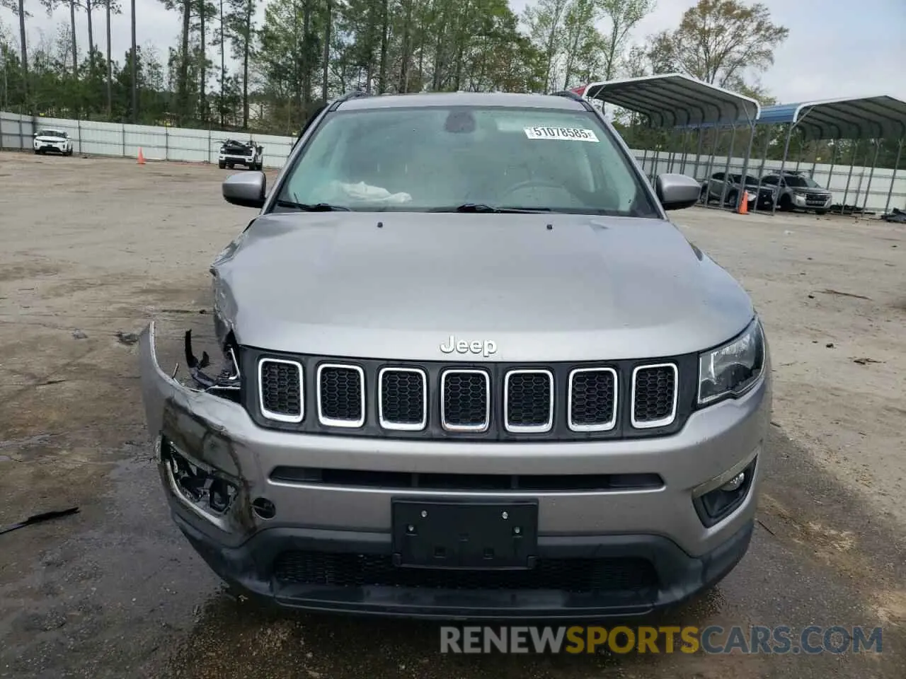 5 Фотография поврежденного автомобиля 3C4NJDBB0KT836177 JEEP COMPASS 2019