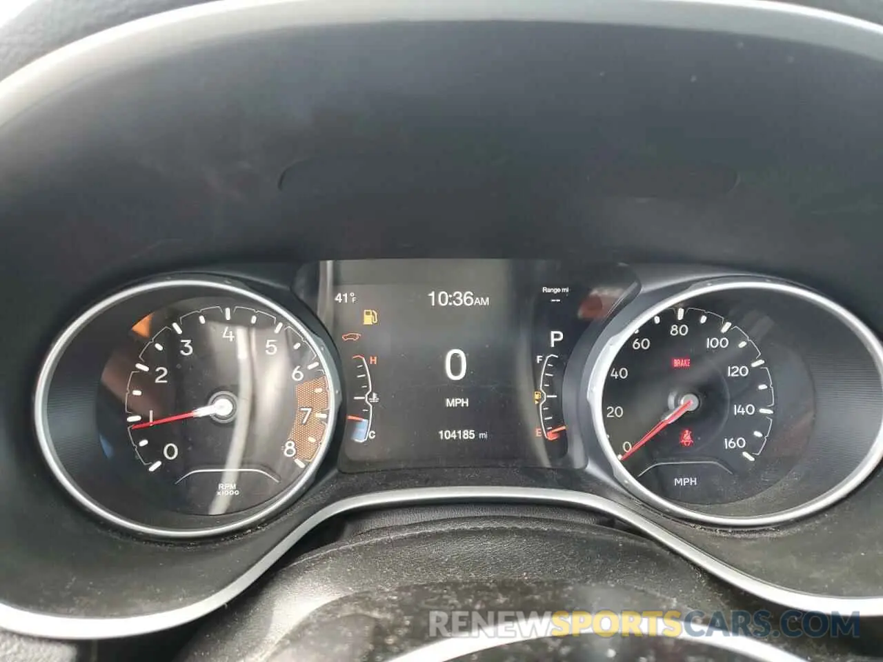 9 Photograph of a damaged car 3C4NJDBB1KT656304 JEEP COMPASS 2019