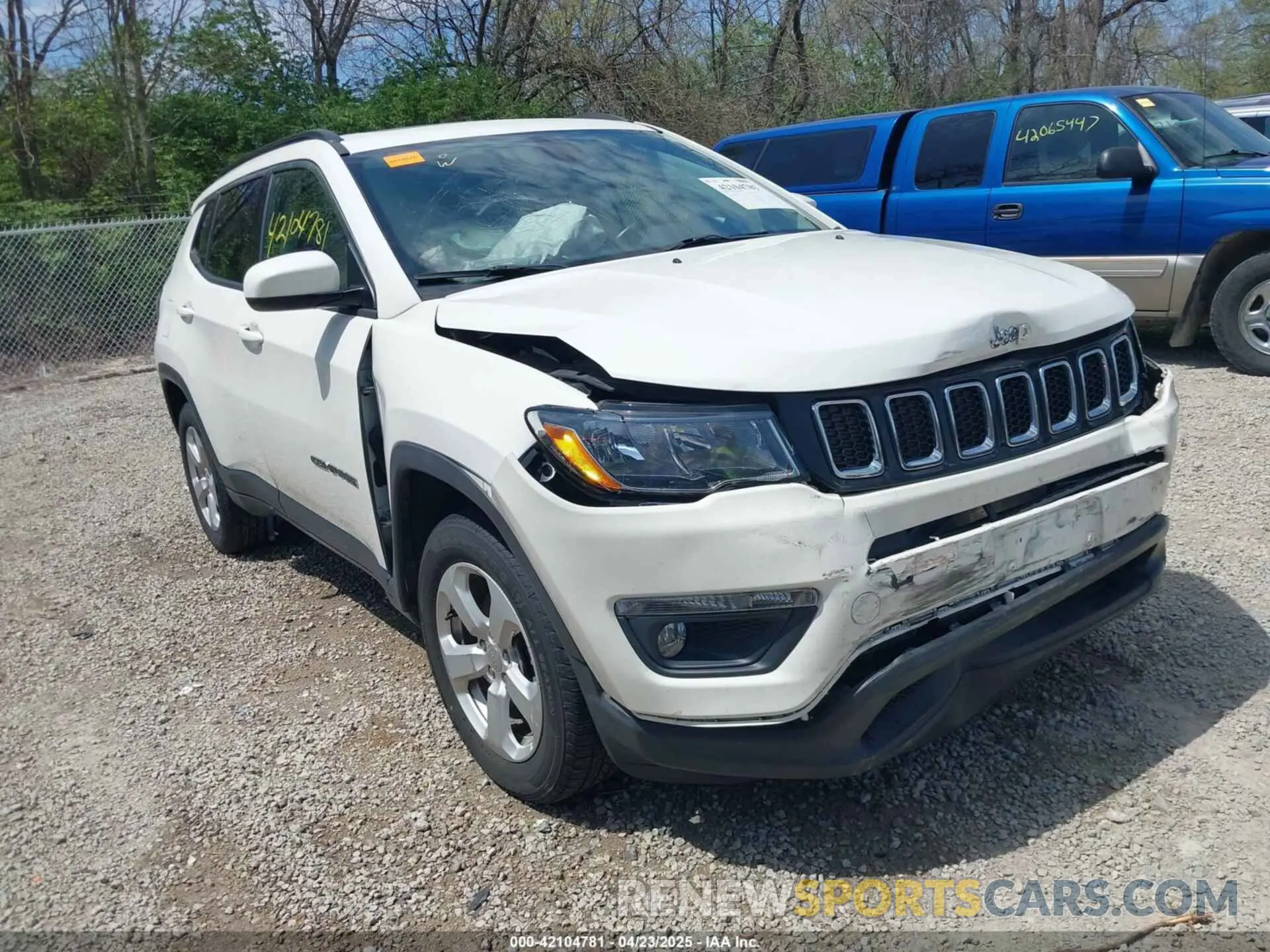 1 Фотография поврежденного автомобиля 3C4NJDBB1KT792223 JEEP COMPASS 2019