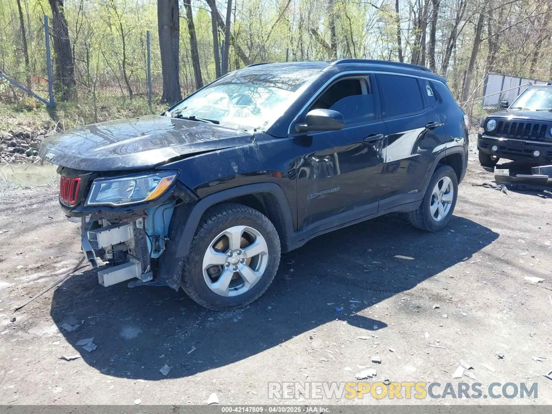 2 Photograph of a damaged car 3C4NJDBB2KT593620 JEEP COMPASS 2019