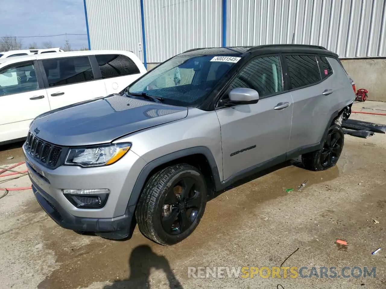 1 Photograph of a damaged car 3C4NJDBB2KT621111 JEEP COMPASS 2019