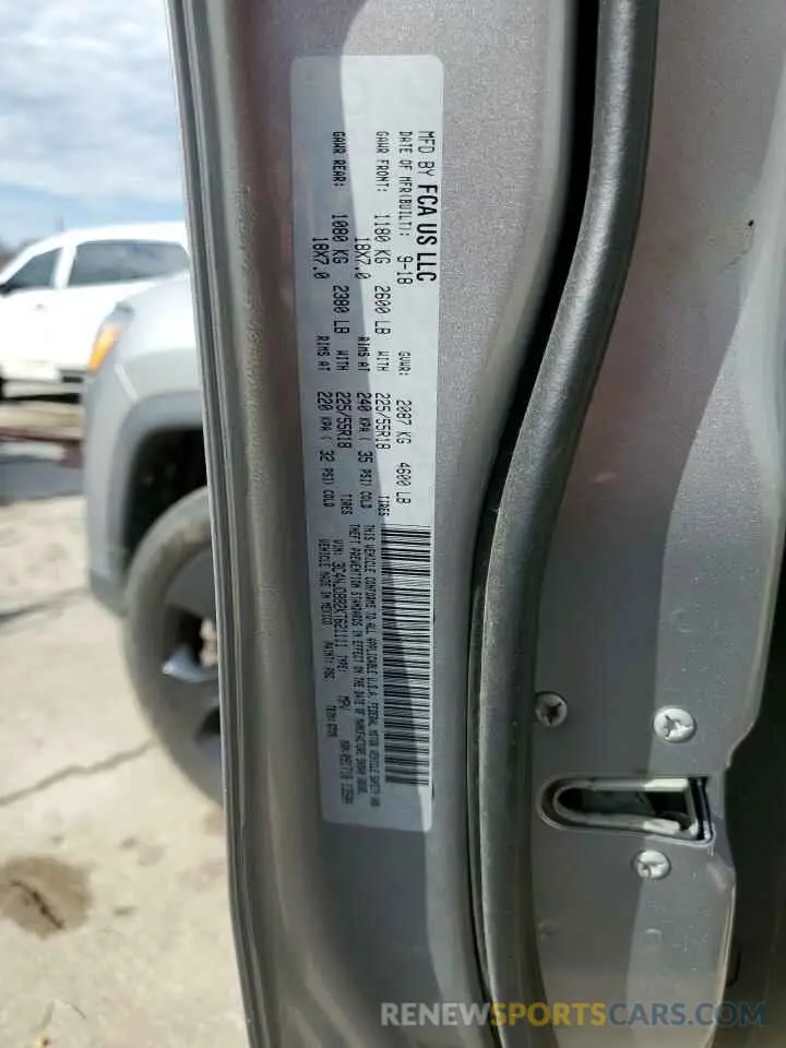 14 Photograph of a damaged car 3C4NJDBB2KT621111 JEEP COMPASS 2019