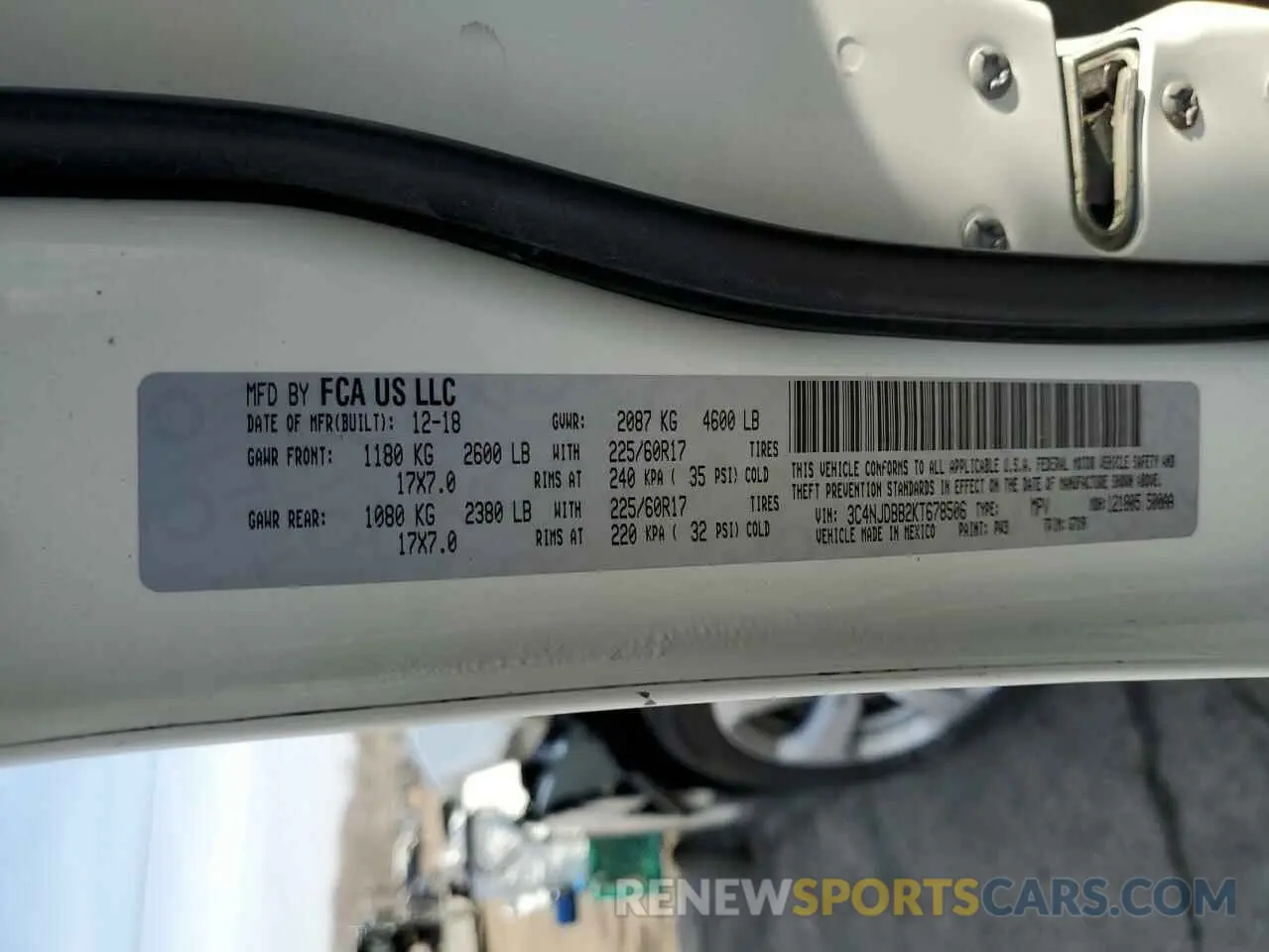 16 Фотография поврежденного автомобиля 3C4NJDBB2KT678506 JEEP COMPASS 2019