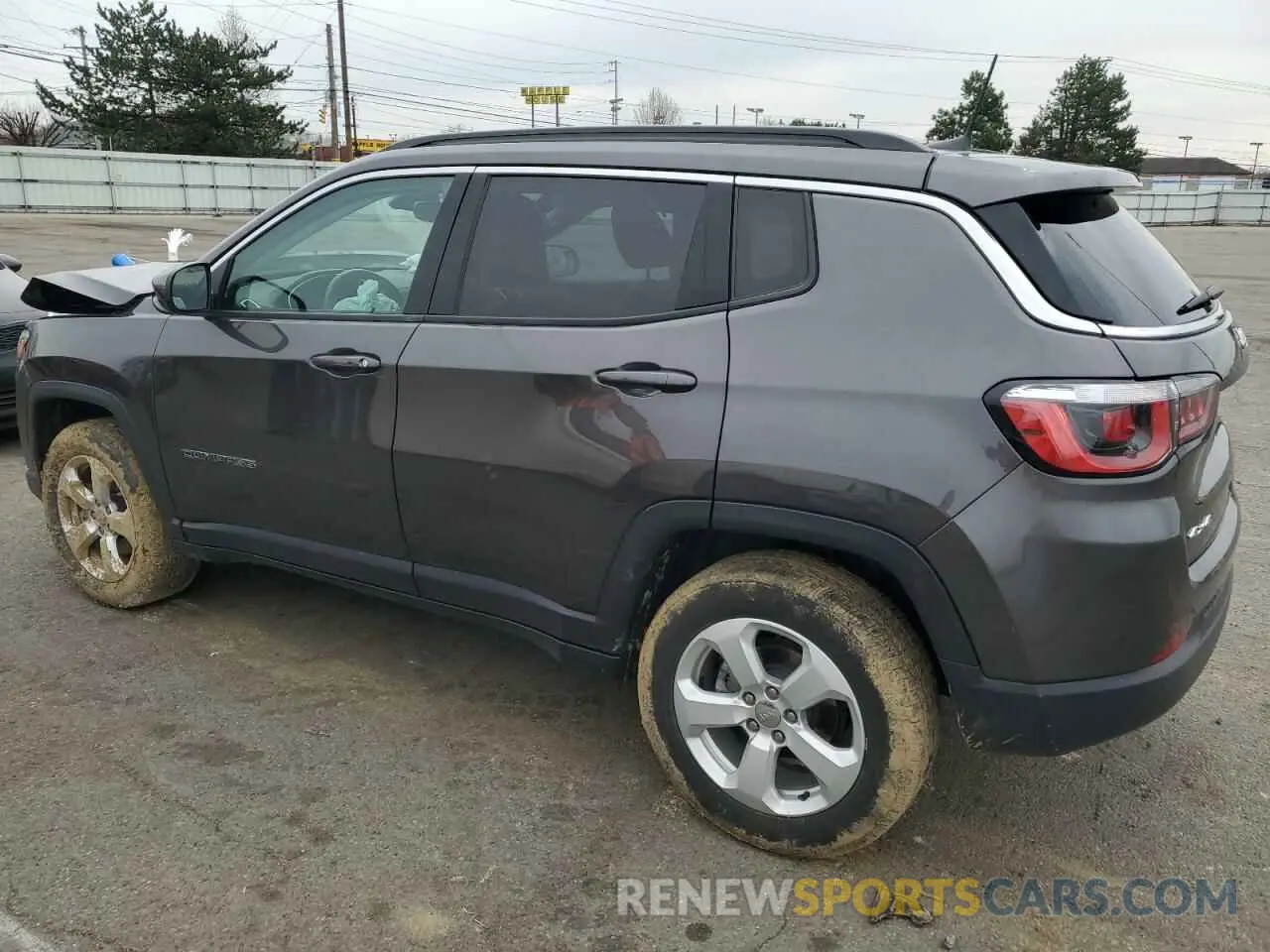 2 Photograph of a damaged car 3C4NJDBB2KT734797 JEEP COMPASS 2019