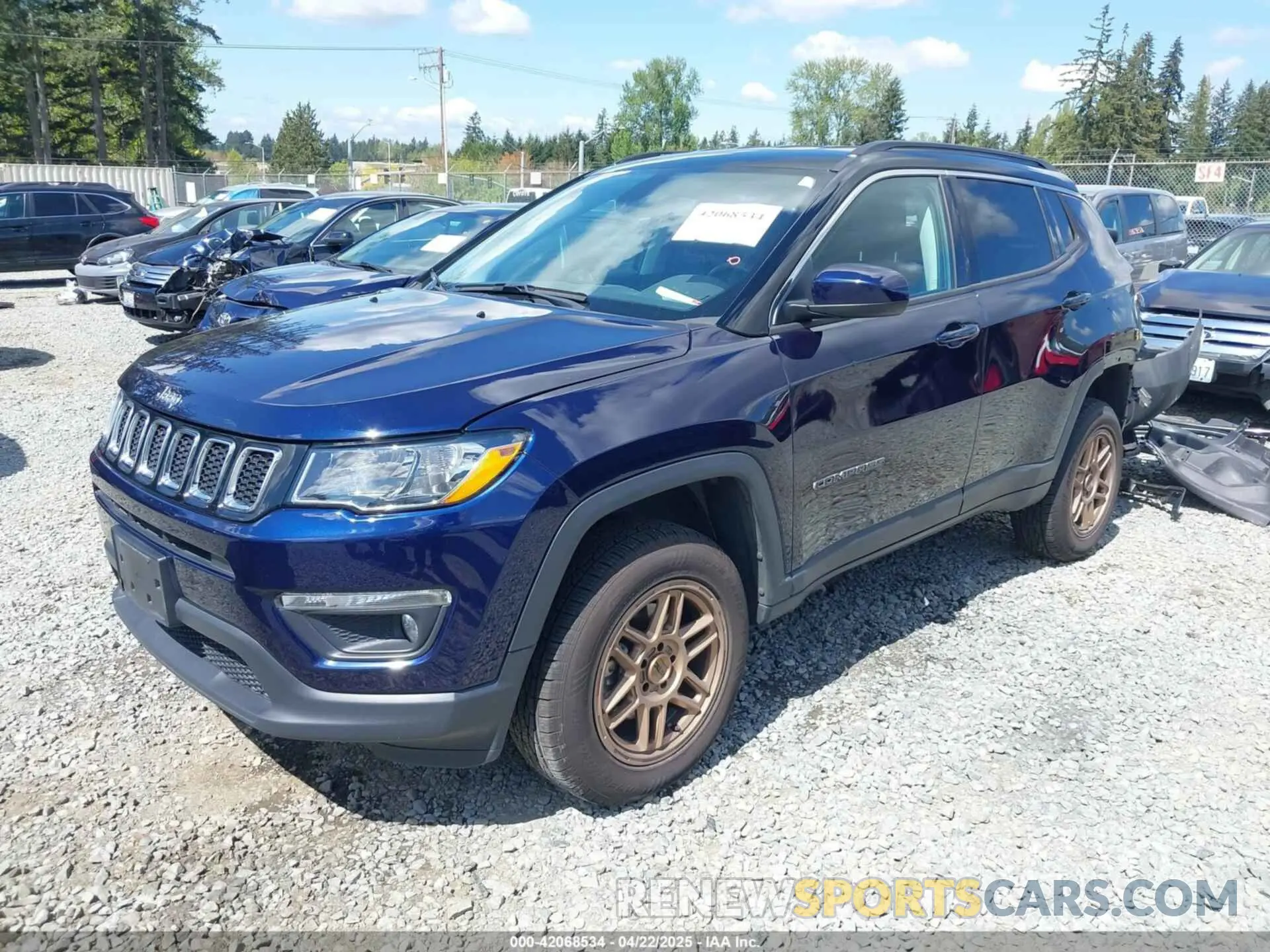 2 Фотография поврежденного автомобиля 3C4NJDBB3KT846931 JEEP COMPASS 2019