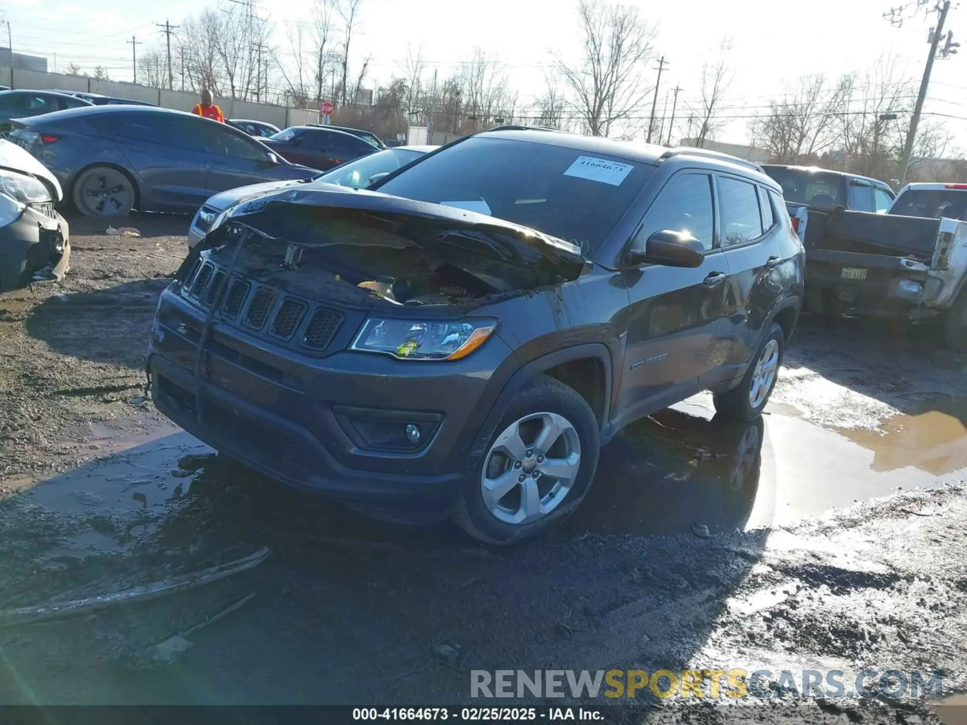 2 Photograph of a damaged car 3C4NJDBB4KT597331 JEEP COMPASS 2019