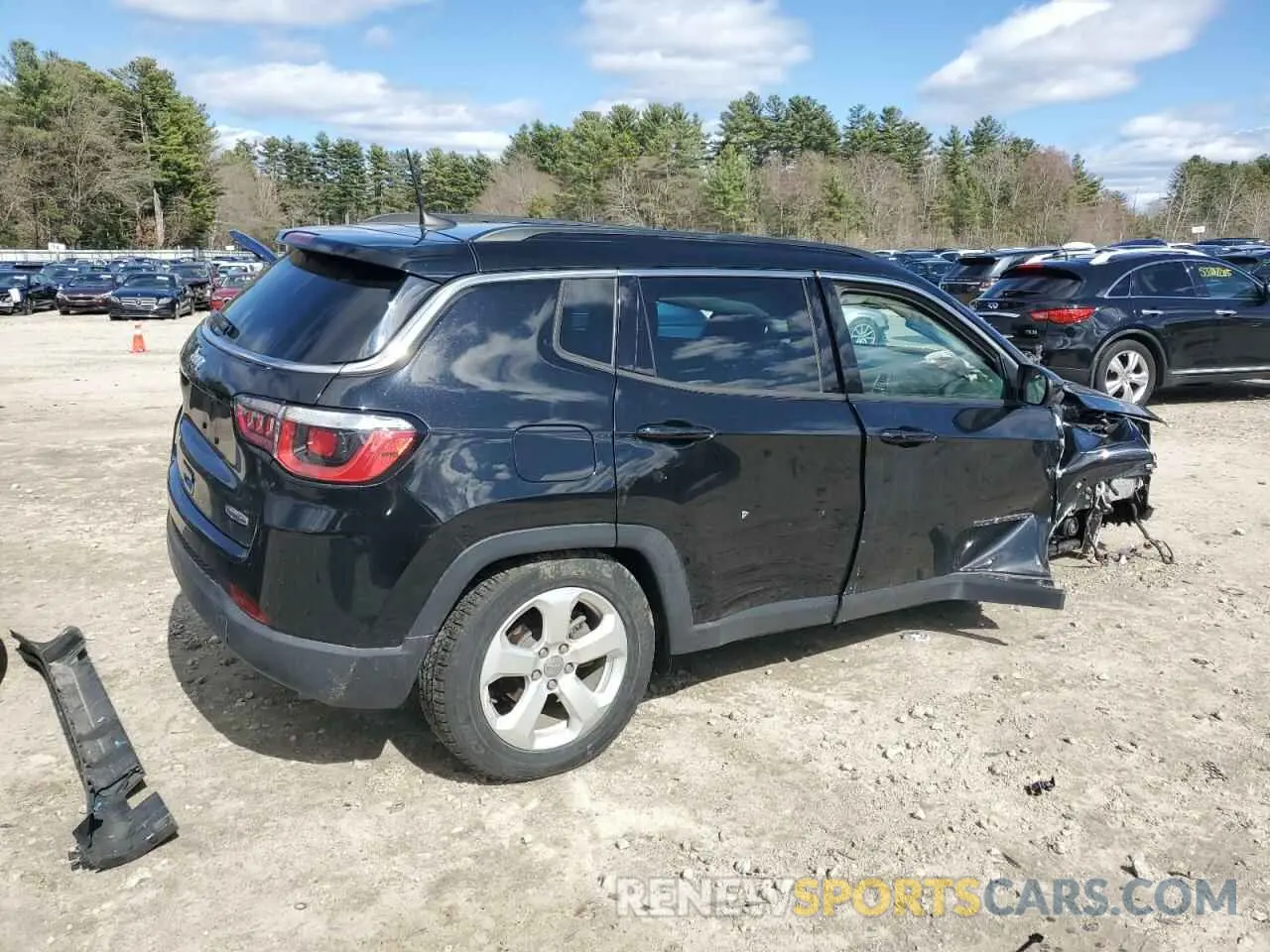 3 Фотография поврежденного автомобиля 3C4NJDBB5KT593286 JEEP COMPASS 2019