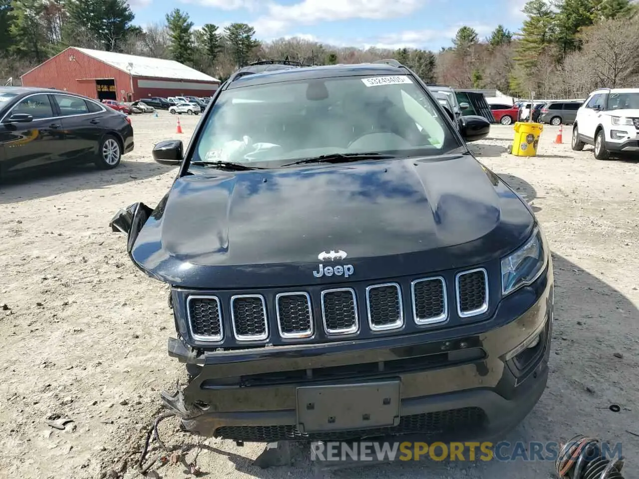 5 Фотография поврежденного автомобиля 3C4NJDBB5KT593286 JEEP COMPASS 2019