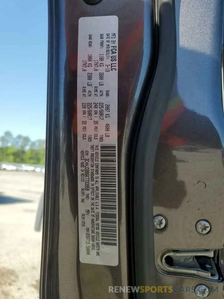 14 Фотография поврежденного автомобиля 3C4NJDBB6KT733958 JEEP COMPASS 2019
