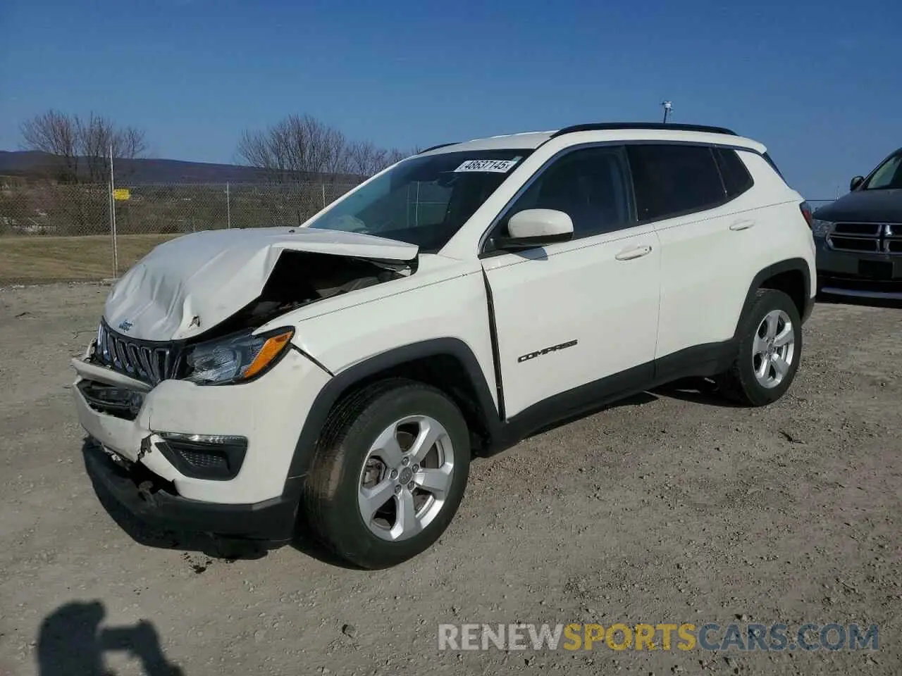 1 Photograph of a damaged car 3C4NJDBB6KT839715 JEEP COMPASS 2019