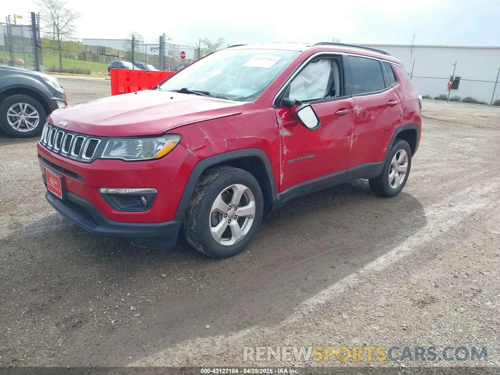 2 Photograph of a damaged car 3C4NJDBB6KT849953 JEEP COMPASS 2019