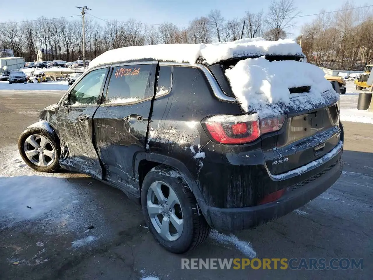 2 Photograph of a damaged car 3C4NJDBB7KT593595 JEEP COMPASS 2019